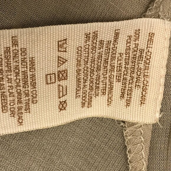 Free People dress women's S black lace brown slip sheer open back romantic event - Picture 11 of 11